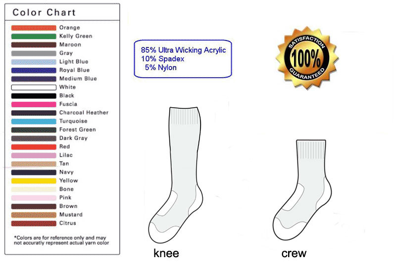 custom Lacrosse sock template